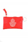 Red hand pouch from Fatma