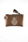 Brown hand pouch from Fatma