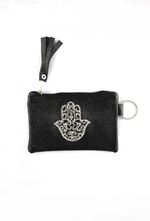 Black hand pouch from Fatma