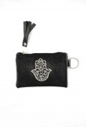 Black hand pouch from Fatma