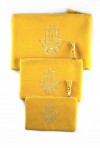 Set von 3 gelben Taschen