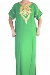 Djellaba femme vert Fès