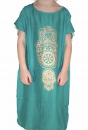 Djellaba enfant vert