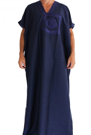 Djellaba homme bleue marine médina