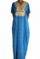 Djellaba blue woman with sequins