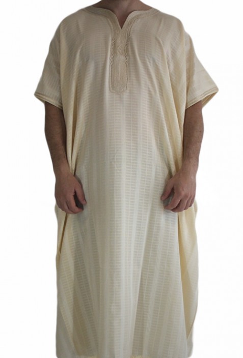 Kaftan beige Mann Medina