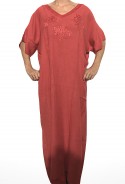 Djellaba purple woman with sequins