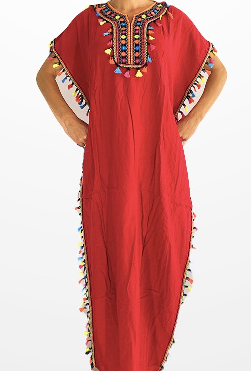 djellaba avec pompon