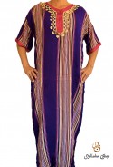 Traditional djellaba 2021 violet kaftan