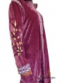 Modern high-end burgundy caftan