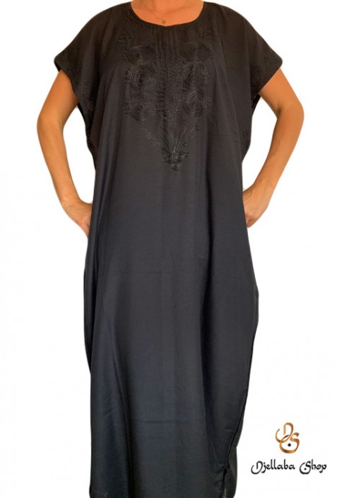 Djellaba Kaftan mujer negra moderna