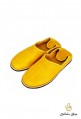 Babouches en cuir jaune berbere