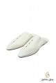 Men's slippers in glacier white leather