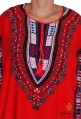 Djellaba woman red african chic