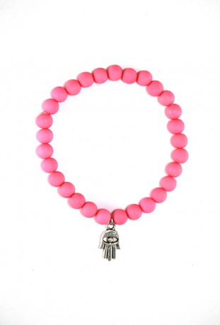 Pink pearl bracelet