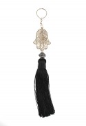 Fatma key hand and black sabra thread